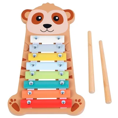 Houten Stokstaartje Xylofoon