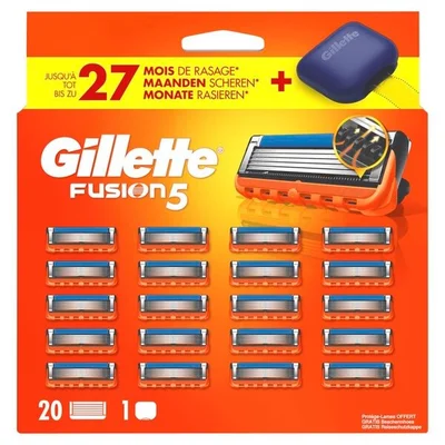 Gillette Fusion5 Scheermesjes met Travelcase