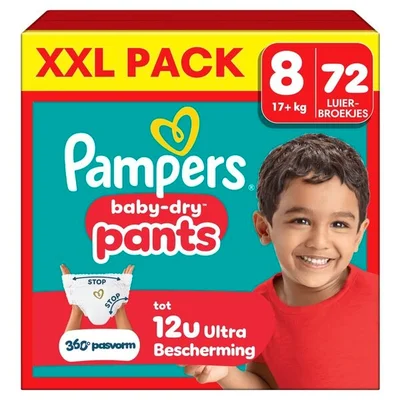 Pampers Baby-Dry Pants Maat 8 Luierbroekjes