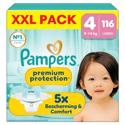 Pampers Premium Protection Maat 4 Luiers