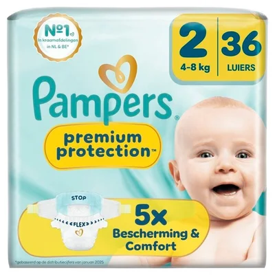 Pampers Premium Protection Maat 2 Luiers