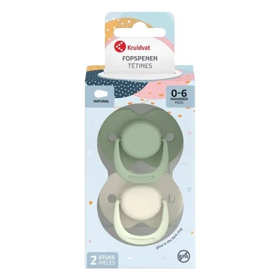 Kruidvat Naturel 0-6M Fopspenen