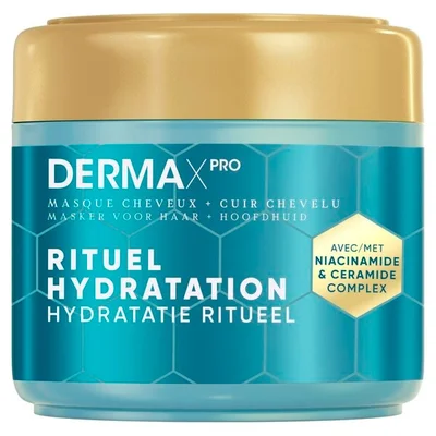 DermaXPro by Head & Shoulders Hydratatieritueel Masker met Hoofdmassageborstel