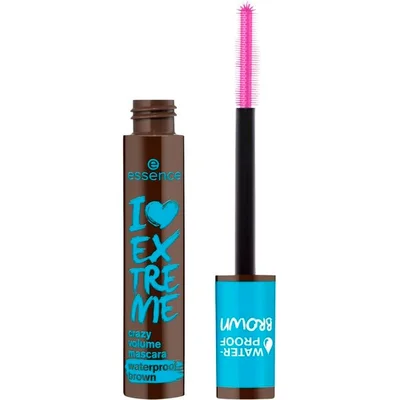 Essence I Love Extreme 01 Cozy Brown Waterproof Mascara