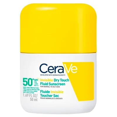CeraVe SPF50+ Invisible Dry Touch Fluid Sunscreen