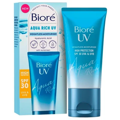 Bioré Aqua Rich Uv SPF 30 Weightless Moisturiser