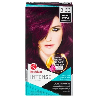 Kruidvat Intense 3.66 Cosmic Purple Crème Haarkleuring