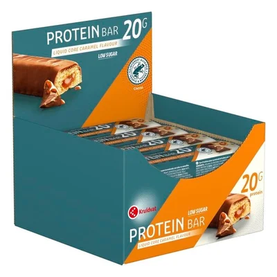 Kruidvat Liquid Core Caramel Protein Bar