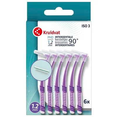 Kruidvat 90° 1,2mm Interdentale Borsteltjes