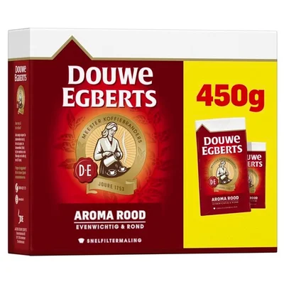 Douwe Egberts Aroma Rood Snelfilterkoffie