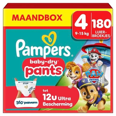 Pampers Baby-Dry Paw Patrol Pants Maat 4 Luierbroekjes