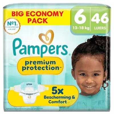Pampers Premium Protection Maat 6 Luiers