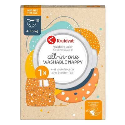 Kruidvat All-in-one Wasbare Luier