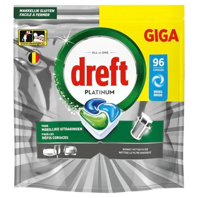 Dreft Platinum All-in-One Vaatwascapsules