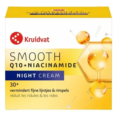 Kruidvat Smooth Q10 + Niacinamide Nachtcrème