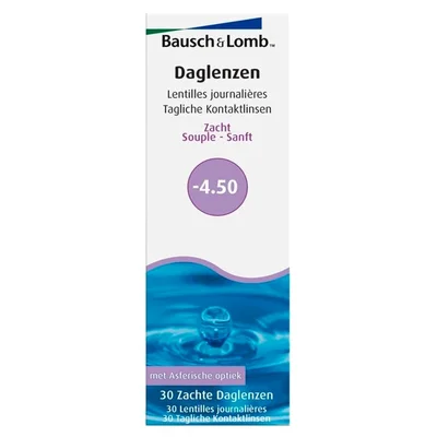 Bausch + Lomb -4.50 Zachte Daglenzen