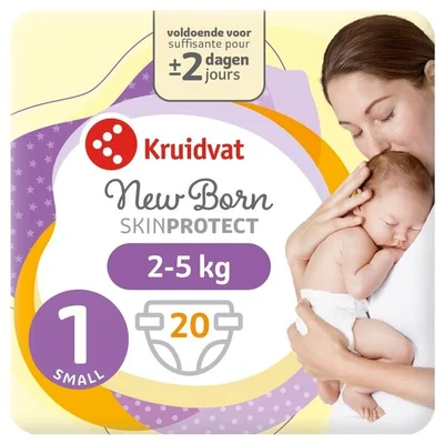 Kruidvat NewBorn Small Maat 1 Luiers Smallpack
