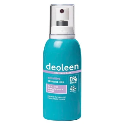 Deoleen Sensitive Antitranspirant met Pomp