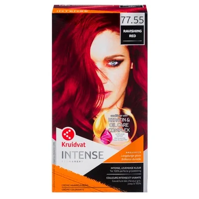 Kruidvat Intense 77.55 Ravishing Red Crème Haarkleuring