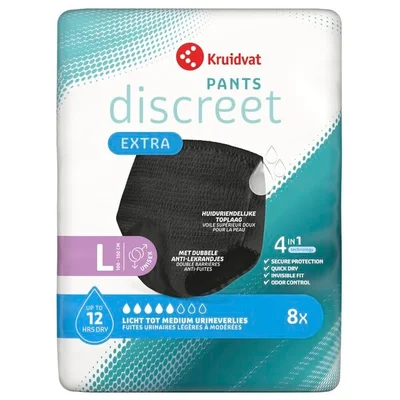 Kruidvat Discreet Protection Unisex Large Incontinentiebroekjes