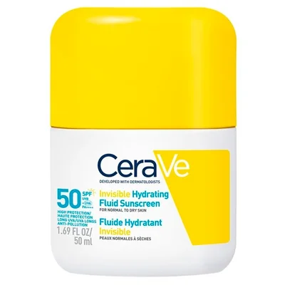 CeraVe SPF50 Invisible Hydrating Fluid Sunscreen