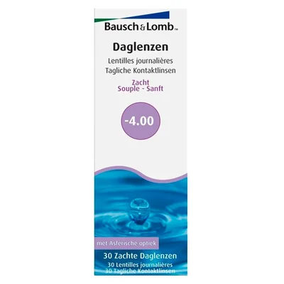 Bausch & Lomb -4.00 Zachte Daglenzen