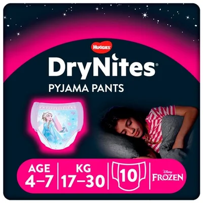 DryNites Girls 4-7 Jaar Nachtbroekjes
