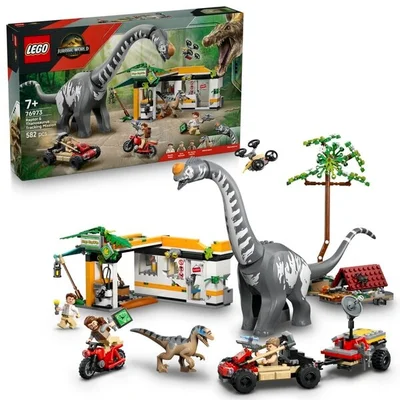 LEGO Jurassic World 76973 Raptor En Titanosaurus Missie