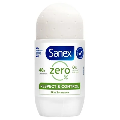 Sanex Zero% Respect & Control 48H Deodorant Roller