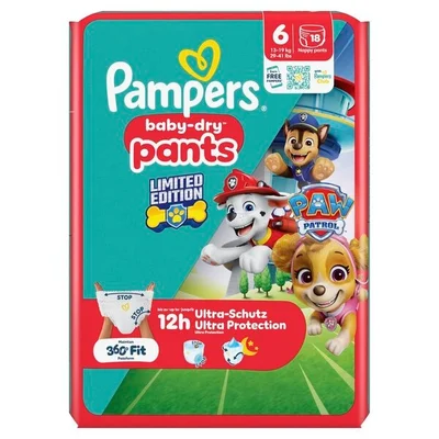 Pampers Baby-Dry Paw Patrol Pants Maat 6 Luierbroekjes