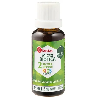 Kruidvat Micro Biotica 2 Bacterie Stammen Kids Druppels
