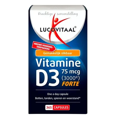 Lucovitaal Vitamine D3 75mcg Capsules