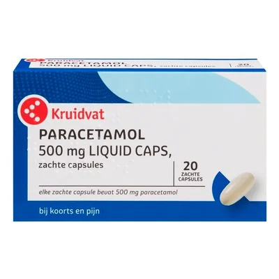 Kruidvat Paracetamol 500mg Liquid Caps