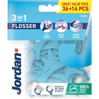 Jordan 3-In-1 Flossers