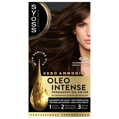 Syoss Oleo Intense 4-86 Fluweelbruin Haarkleuring