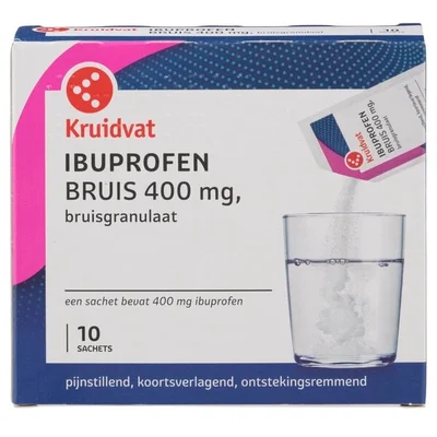 Kruidvat Ibuprofen 400 mg Bruisgranulaat