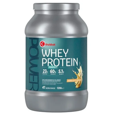 Kruidvat Perfect Whey Protein met Vanillesmaak