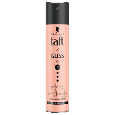 Taft x Gliss Holding Me Strongly Hold 4 Caring Haarspray