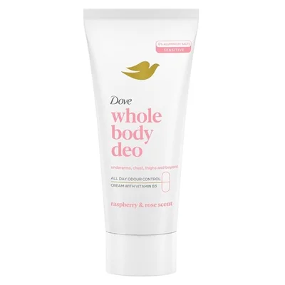 Dove Whole Body Raspberry & Rose Deodorant Cream