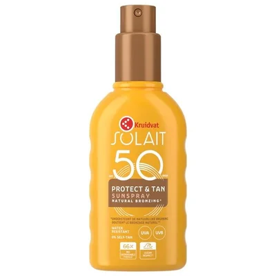 Kruidvat Solait Protect & Tan SPF50 Sunspray