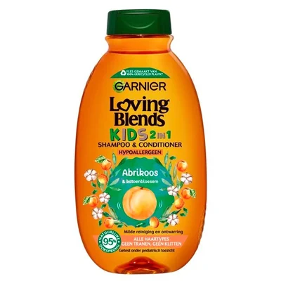 Garnier Loving Blends Kids Abrikoos 2-in-1 Shampoo & Conditioner