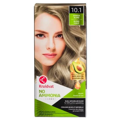 Kruidvat No Ammonia 10.1 Donkerblond Crème Haarkleuring