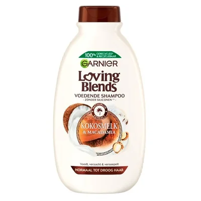 Garnier Loving Blends Kokosmelk & Macadamia Shampoo