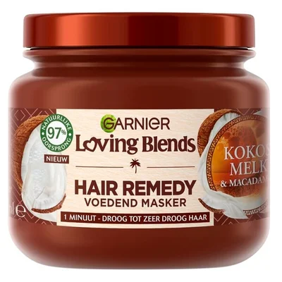 Garnier Loving Blends Kokosmelk & Macadamia Haarmasker