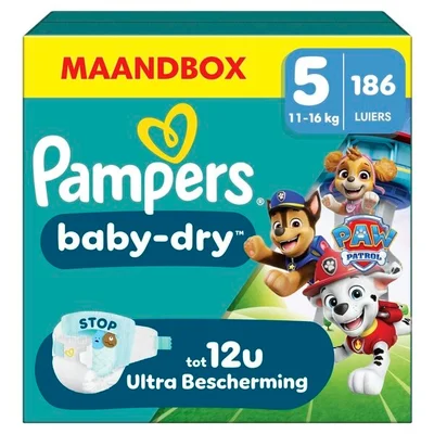 Pampers Baby-Dry Paw Patrol Maat 5 Luiers