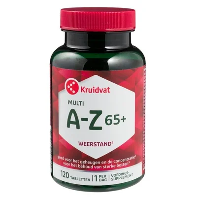 Kruidvat Multi A-Z 65+ Vitaal Tabletten