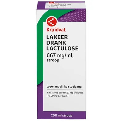 Kruidvat Lactulose 667mg/ml Stroop Laxeerdrank