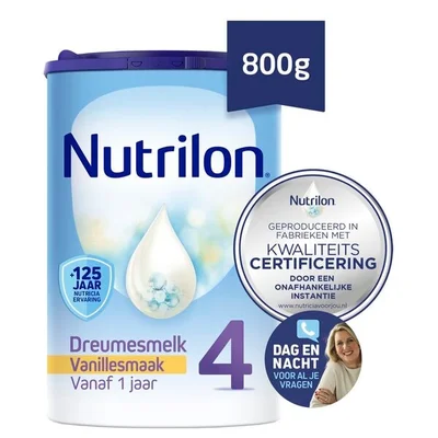 Nutrilon 4 Dreumesmelk met Vanillesmaak Flesvoeding Vanaf 1 Jaar