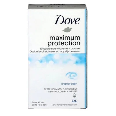 Dove Maximum Protection Original Clean Antitranspirant Stick