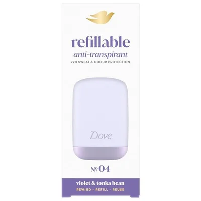 Dove No.04 Violet & Tonkabean Refillable Antitranspirant Starterkit